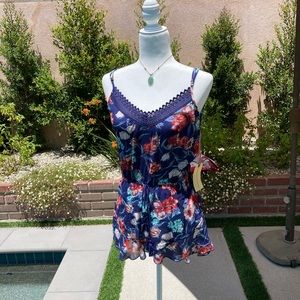 Band of Gypsies floral romper size small